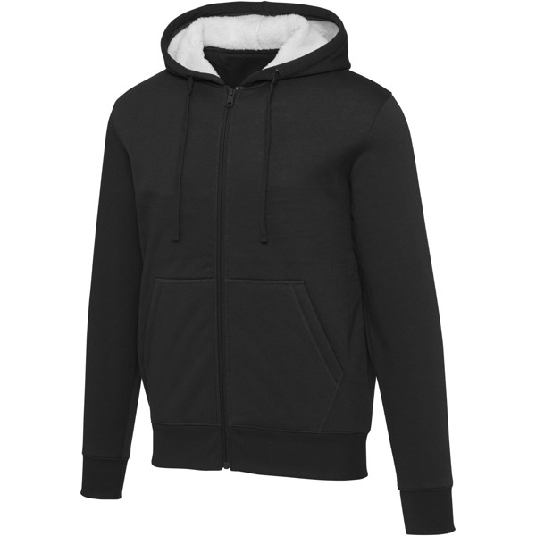 Natron sherpa full-zip hoodie - Black / M