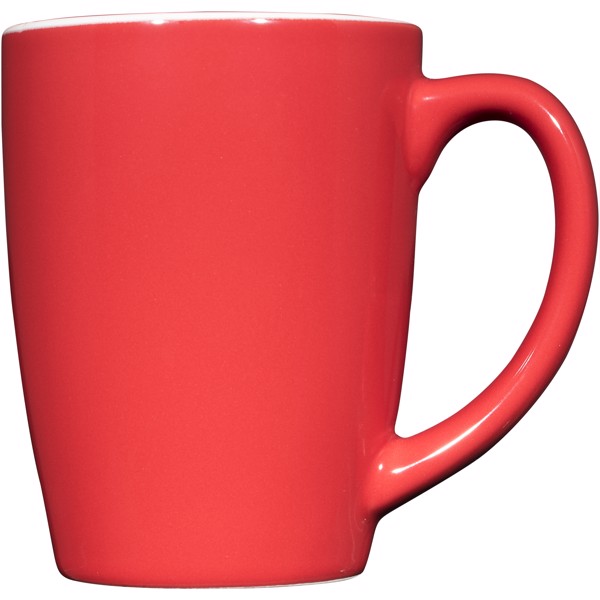 Taza de cerámica de 350 ml "Mendi" - Rojo