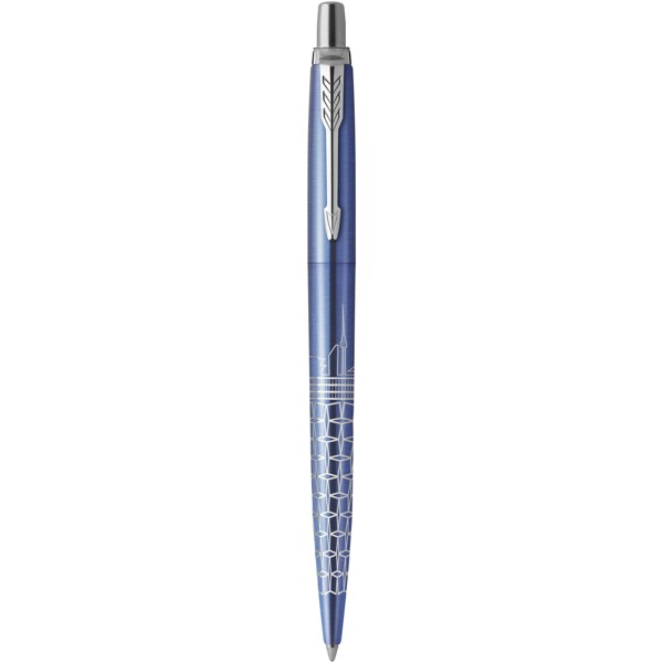 Parker Jotter SE Global Icons colour trim ballpoint pen (blue ink) - Electric Blue