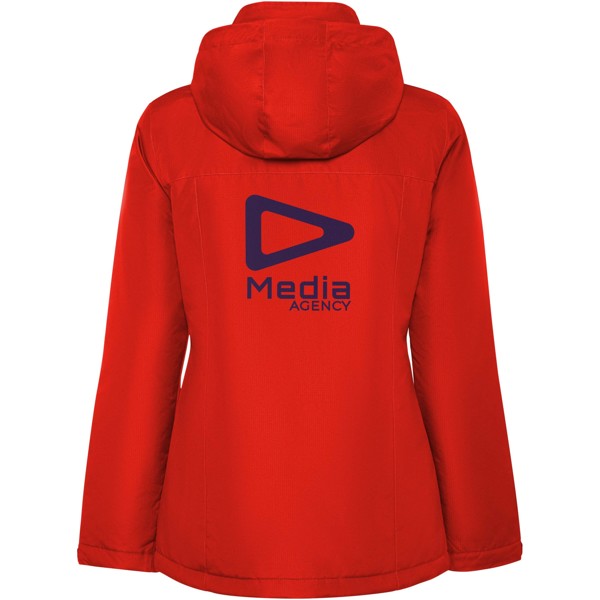America women's padded parka jacket - Red / roly-M