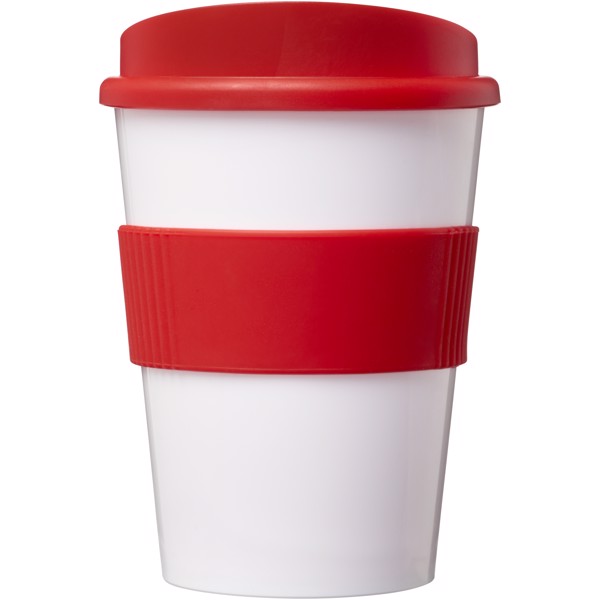 Hrnek s rukojetí Americano® medio 300 ml - Bílá / Červená s efektem námrazy