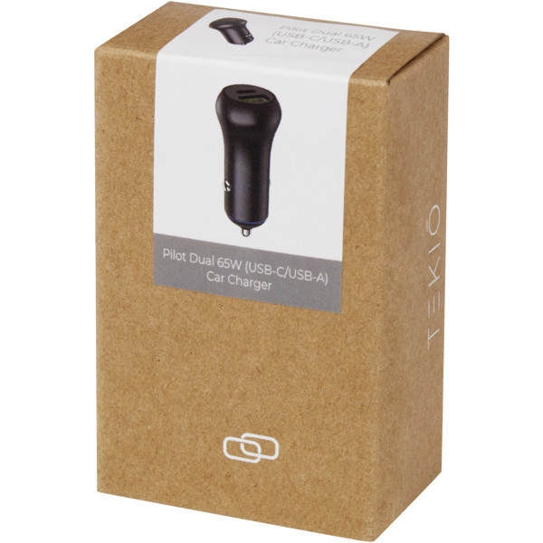 Pilot dual 55W USB-C/USB-A car charger