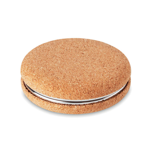 Pocket mirror with cork cover Guapa Cork