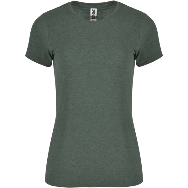 Fox short sleeve women's t-shirt - Heather Bottle Green / S