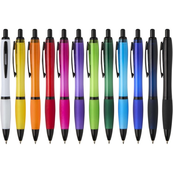 Nash recycled plastic ballpoint pen with black trims (black ink) - Red