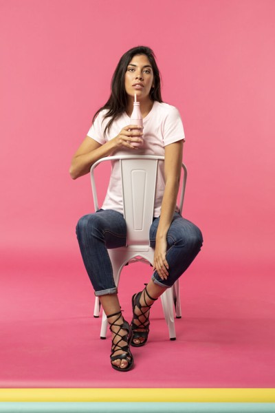 Women Colour T-Shirt "keya" WCS150 - Golden / L