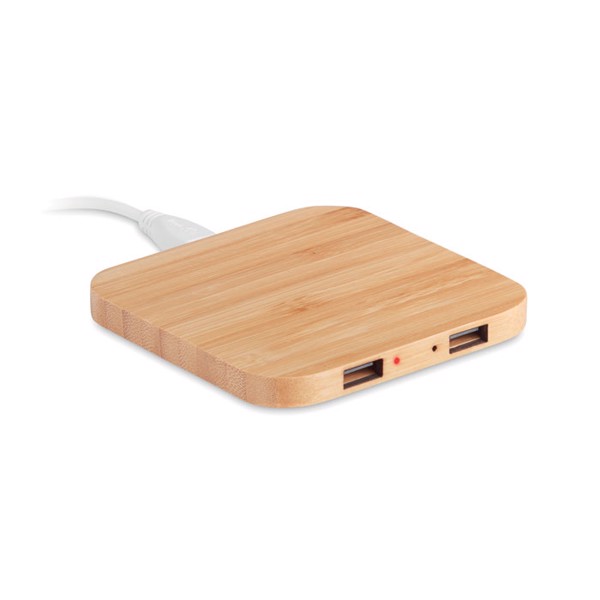 Bamboo wireless charge pad 5W Cuadro