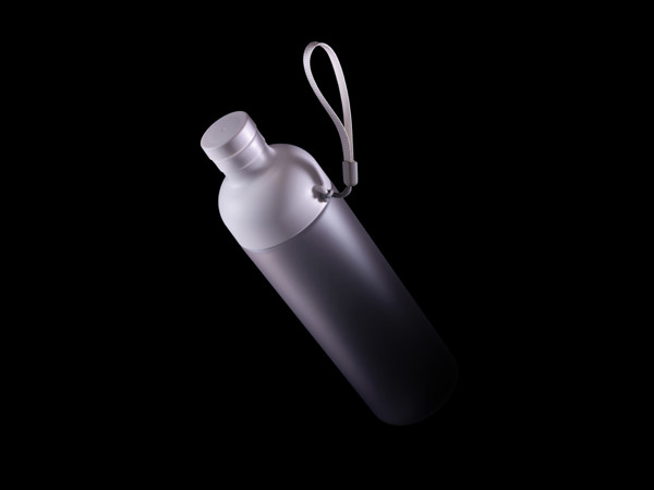 Impact leakproof tritan bottle - White / White