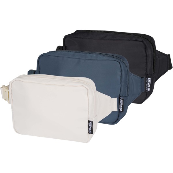 Trip Aware™ recycled travel crossbody bag 1L - Black