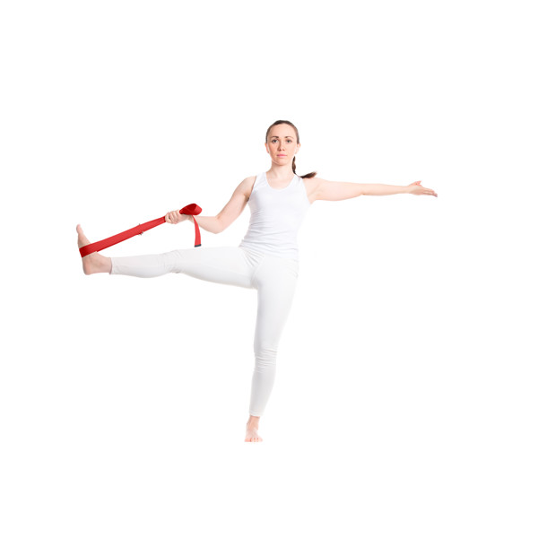Virabha RPET yoga strap - Red