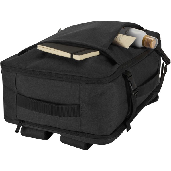 Libra 17" GRS recycled carry-on backpack 25L - Heather Charcoal