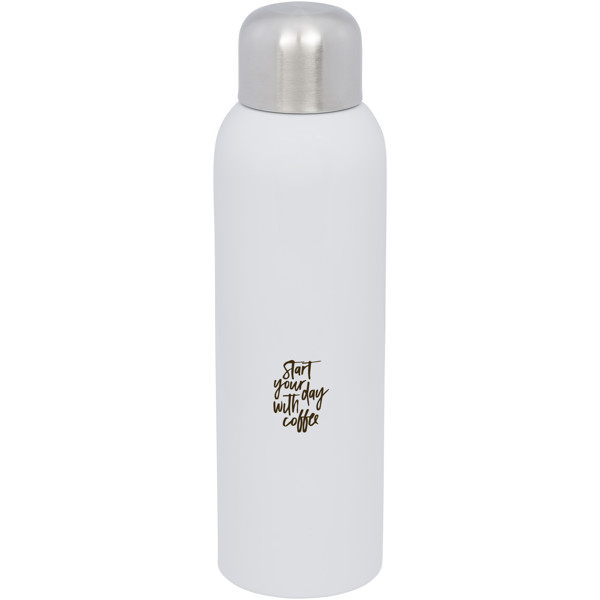 Guzzle 820 ml RCS certified stainless steel water bottle - White