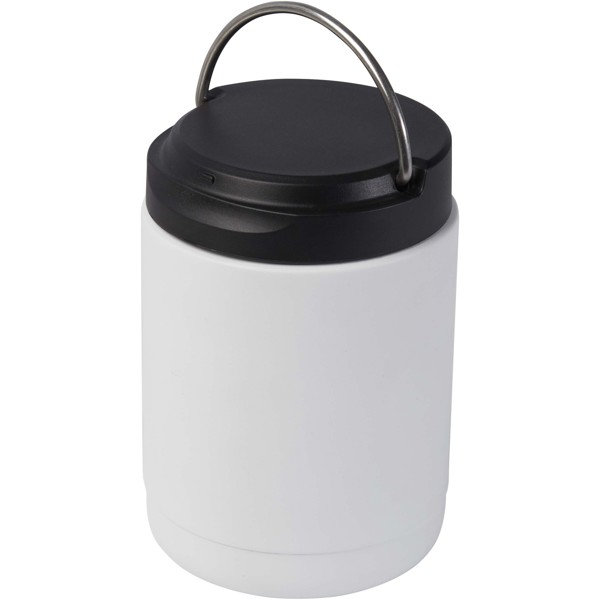 Doveron 500 ml recycled stainless steel insulated lunch pot - White