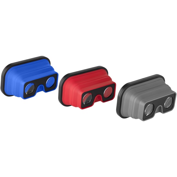 Sil-val foldable silicone virtual reality glasses - Grey