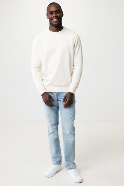 IQONIQ Denali recycled cotton crew neck undyed - Natural Raw / L
