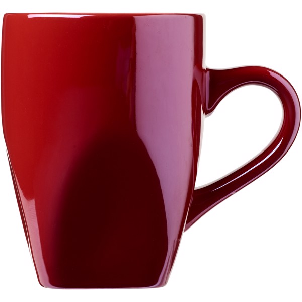 Taza de cerámica de alto brillo “Cosmic” - Rojo