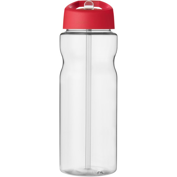 H2O Active® Base Tritan™ 650 ml spout lid sport bottle - Transparent Clear / Red