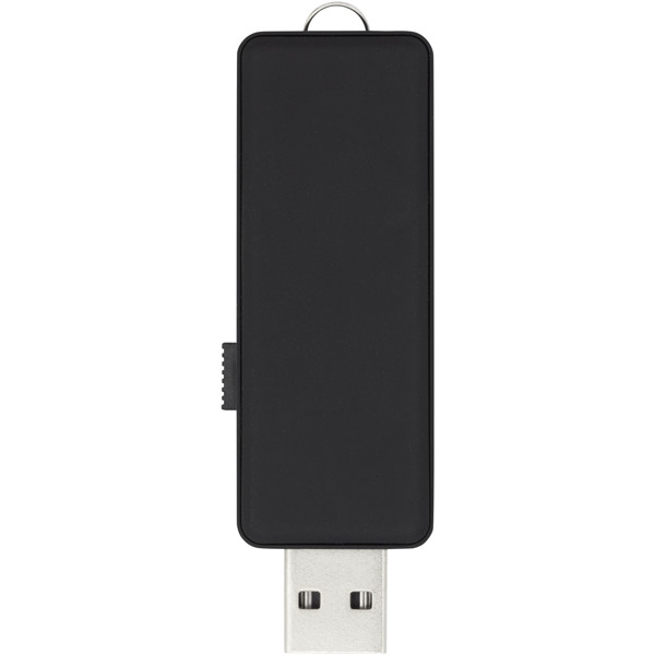 Light-up USB white light - Solid black / Silver / White / 1GB