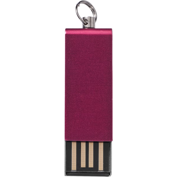 Mini Rotate USB - Červená s efektem námrazy / 16GB
