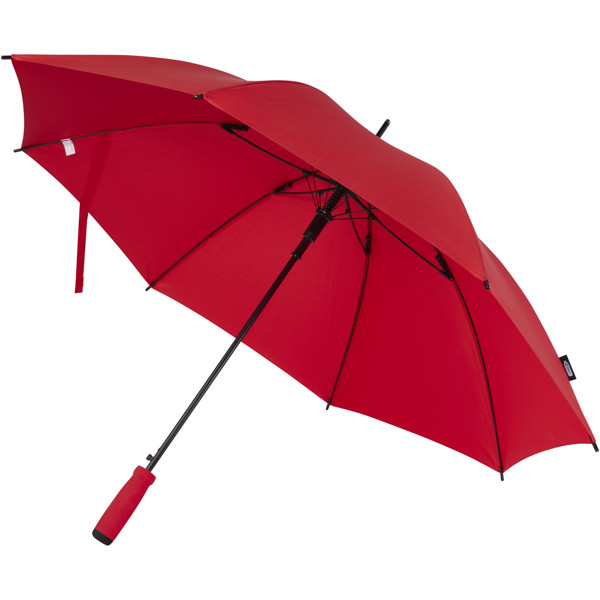 Niel 23\" auto open recycled PET umbrella - Red