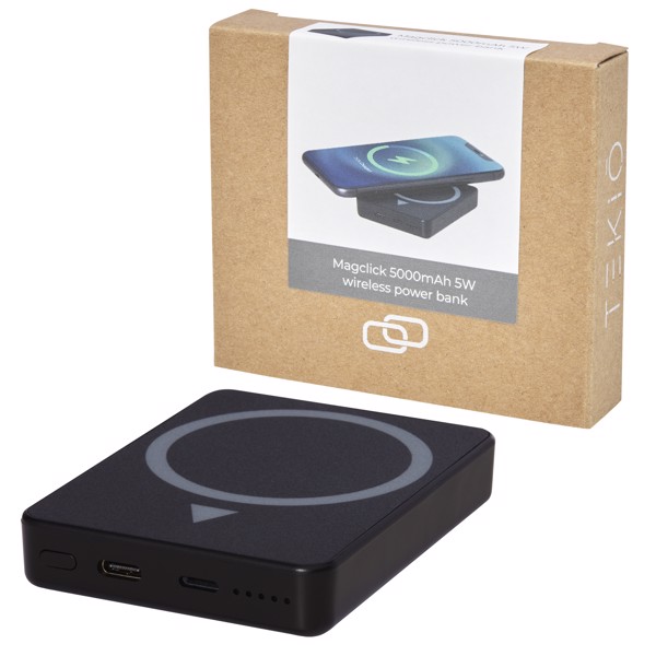 Batería externa magnética inalámbrica de 5000 mAh de 5 W "Magclick"