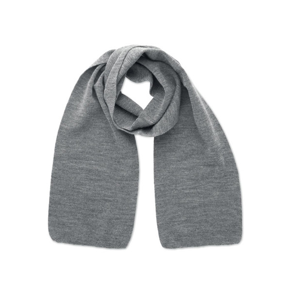 Scarf in RPET polyester Rafy - White / Grey