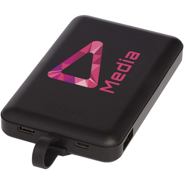 Batería externa inalámbrica de 5000 mAh con cable 3 en 1 "Kano"