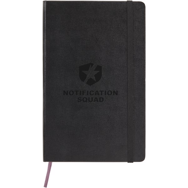 Moleskine Classic L hard cover notebook - squared - Black
