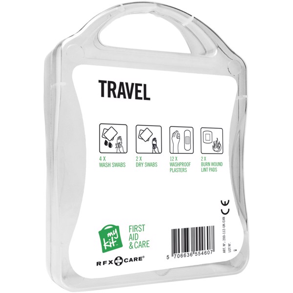 MyKit Travel First Aid Kit - Transparent White