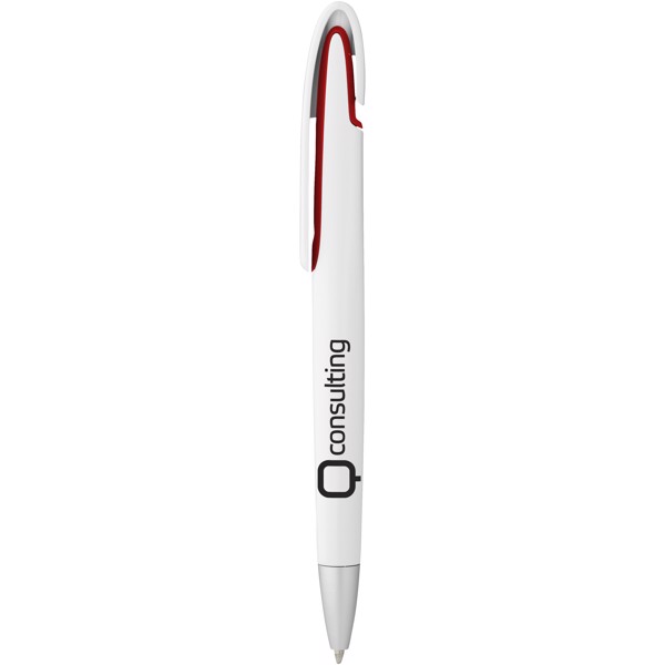 Bolígrafo "Rio" - Blanco / Rojo