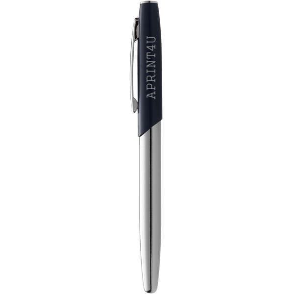 Geneva rollerball pen - Silver / Navy