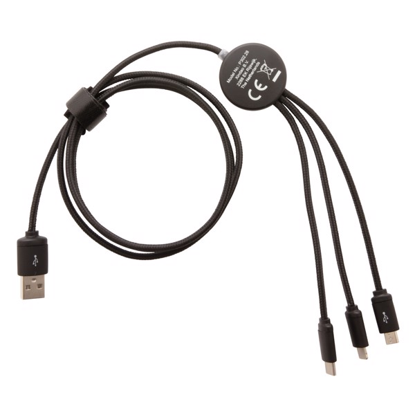 Light up logo 3-in-1 cable