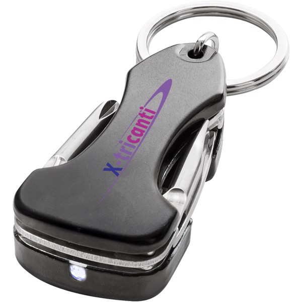 Melvin 7-function multi-tool with keychain