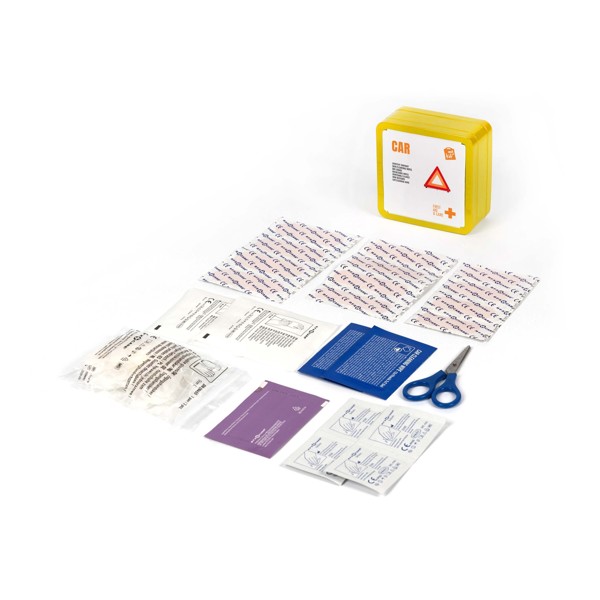 MyKit First Aid car tin kit - Yellow