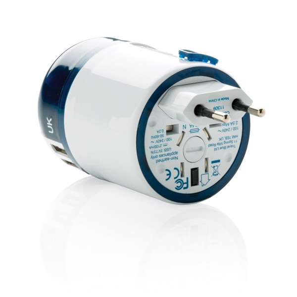 Travel Blue world travel adapter USB