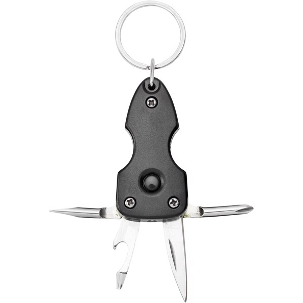 Melvin 7-function multi-tool with keychain