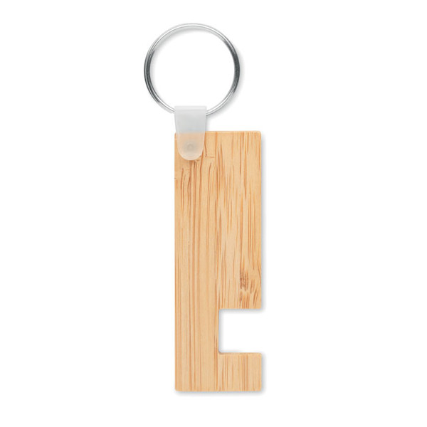 Bamboo stand and key ring Gankey