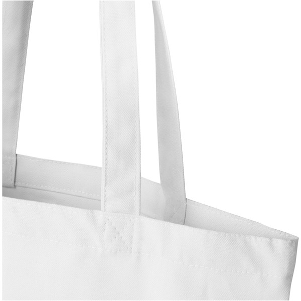 Odisha 180 g/m² OCS organic wide bottom tote bag 11L - White