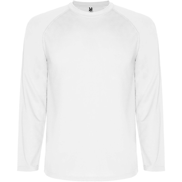 Montecarlo long sleeve kids sports t-shirt - White / 8