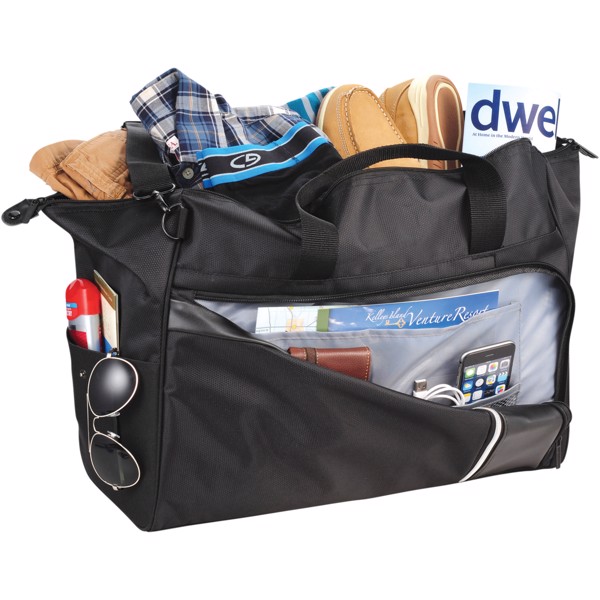 Vault 19" travel duffel bag with RFID secure pocket