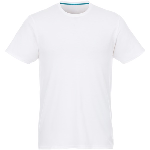 Recyklované pánské tričko s krátkým rukávem Jade - Bílá / XL