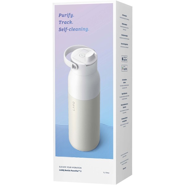 LARQ PureVis™ 2.0 1000 ml water bottle - White