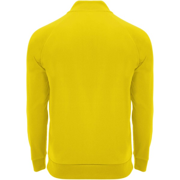 Epiro long sleeve kids quarter zip sweatshirt - Yellow / 12