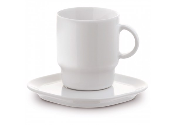 Satellite, cup & saucer, square 270ml
