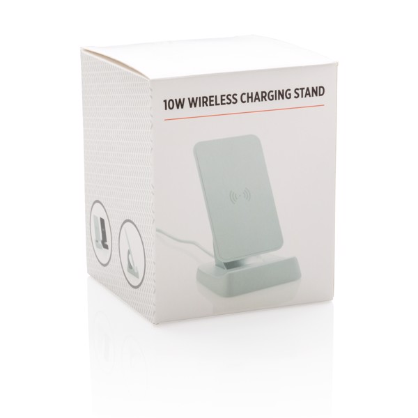 10W Wireless fast charging stand - White
