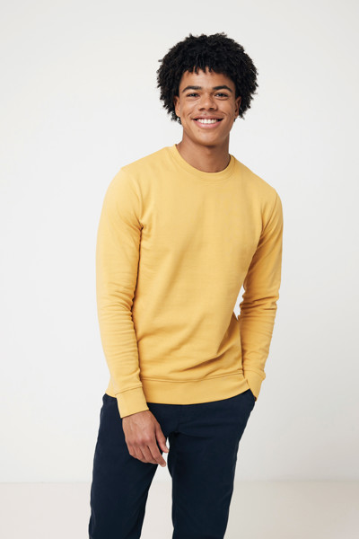 IQONIQ Zion recycled cotton crew neck - Ochre Yellow / XS