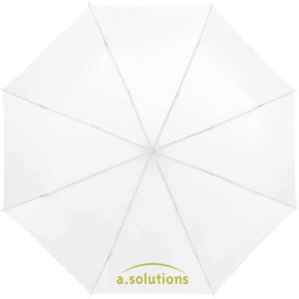 Ida 21.5\" foldable umbrella - White