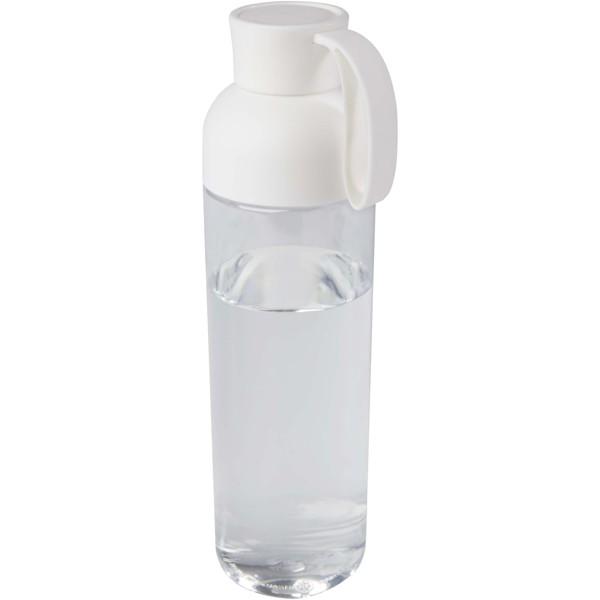 Illuminate 600 ml RPET water bottle - White