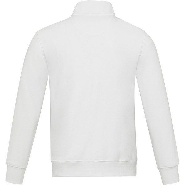 Galena unisex Aware™ recycled full zip sweater - White / S