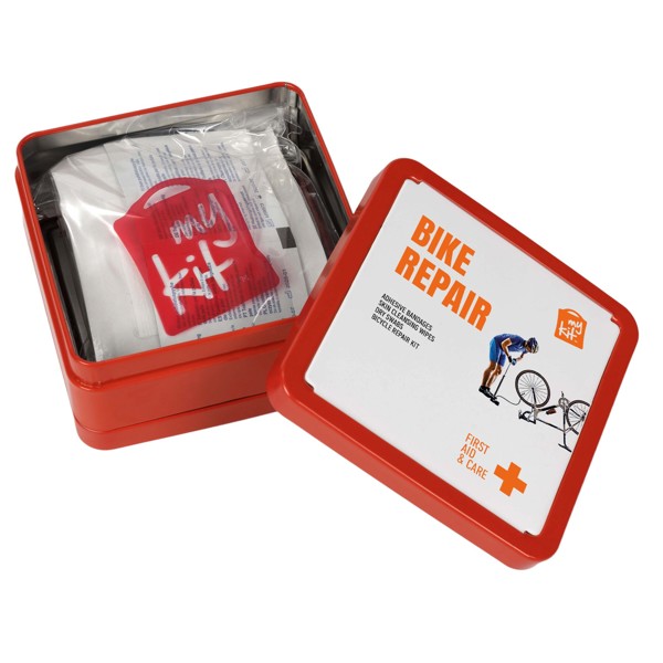 MyKit bike repair tin kit - Red